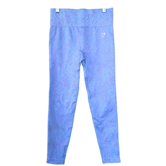 Gymshark Adapt Animal Seamless Leggings in Butterfly/Light Blue Size Medium - Picture 1 of 4